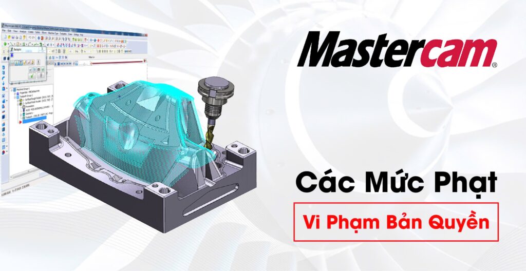 Vi phạm bản quyền phần mềm MasterCAM